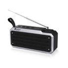 NewRixing NR4018FM TWS Portable Stereo Bluetooth Speaker, Support TF Card / FM / 3.5mm AUX / U Disk / Hands-free Call(Black) - 1