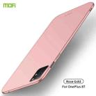 For OnePlus 8T MOFI Frosted PC Ultra-thin Hard Case (Rose gold) - 1