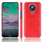 For Nokia 3.4 Shockproof Litchi Texture PC + PU Case(Red) - 1