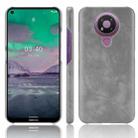 For Nokia 3.4 Shockproof Litchi Texture PC + PU Case(Gray) - 1