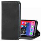 For iPhone 12 Pro Max Retro Skin Feel Business Magnetic Horizontal Flip Leather Case with Holder & Card Slots & Wallet & Photo Frame(Black) - 1