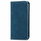 For iPhone 12 Pro Max Retro Skin Feel Business Magnetic Horizontal Flip Leather Case with Holder & Card Slots & Wallet & Photo Frame(Blue) - 2