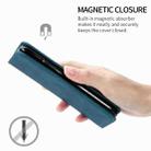 For iPhone 12 Pro Max Retro Skin Feel Business Magnetic Horizontal Flip Leather Case with Holder & Card Slots & Wallet & Photo Frame(Blue) - 11