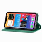 For iPhone 12 Pro Max Retro Skin Feel Business Magnetic Horizontal Flip Leather Case with Holder & Card Slots & Wallet & Photo Frame(Green) - 7