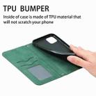 For iPhone 12 Pro Max Retro Skin Feel Business Magnetic Horizontal Flip Leather Case with Holder & Card Slots & Wallet & Photo Frame(Green) - 9