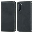 Retro Skin Feel Business Magnetic Horizontal Flip Leather Case With Holder & Card Slots & Wallet & Photo Frame For OnePlus Nord(Black) - 1