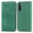 Retro Skin Feel Business Magnetic Horizontal Flip Leather Case With Holder & Card Slots & Wallet & Photo Frame For OnePlus Nord(Green) - 1