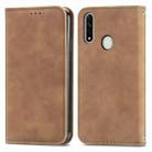 Retro Skin Feel Business Magnetic Horizontal Flip Leather Case With Holder & Card Slots & Wallet & Photo Frame For OPPO A8(Brown) - 1