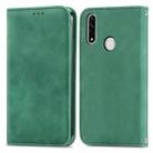 Retro Skin Feel Business Magnetic Horizontal Flip Leather Case With Holder & Card Slots & Wallet & Photo Frame For OPPO A8(Green) - 1