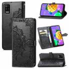 For LG K52 Mandala Flower Embossed Horizontal Flip Leather Case with Holder & Three Card Slots & Wallet & Lanyard(Black) - 1