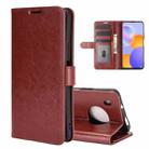For Huawei Y9a / Enjoy 20 Plus 5G R64 Texture Single Horizontal Flip Protective Case with Holder & Card Slots & Wallet & Photo Frame(Brown) - 1