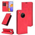 For Huawei Y9A / Enjoy 20 Plus 5G Retro-skin Business Magnetic Suction Leather Case with Holder & Card Slots & Wallet(Red) - 1