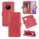 For Huawei Y9A / Enjoy 20 Plus 5G Dual-side Magnetic Buckle Horizontal Flip Leather Case with Holder & Card Slots & Wallet(Red) - 1