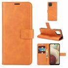 Retro Calf Pattern Buckle Horizontal Flip Leather Case with Holder & Card Slots & Wallet For Samsung Galaxy A12(Yellow) - 1