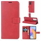 Retro Calf Pattern Buckle Horizontal Flip Leather Case with Holder & Card Slots & Wallet For Huawei Honor 10X Lite(Red) - 1