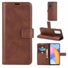 Retro Calf Pattern Buckle Horizontal Flip Leather Case with Holder & Card Slots & Wallet For Huawei Honor 10X Lite(Dark Brown) - 1