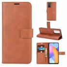 Retro Calf Pattern Buckle Horizontal Flip Leather Case with Holder & Card Slots & Wallet For Huawei Honor 10X Lite(Light Brown) - 1