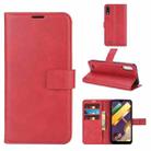 Retro Calf Pattern Buckle Horizontal Flip Leather Case with Holder & Card Slots & Wallet For LG K22(Red) - 1