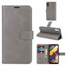 Retro Calf Pattern Buckle Horizontal Flip Leather Case with Holder & Card Slots & Wallet For LG K22(Gray) - 1