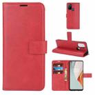 Retro Calf Pattern Buckle Horizontal Flip Leather Case with Holder & Card Slots & Wallet For OnePlus Nord N100(Red) - 1