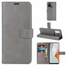 Retro Calf Pattern Buckle Horizontal Flip Leather Case with Holder & Card Slots & Wallet For OnePlus Nord N100(Gray) - 1