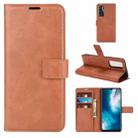 Retro Calf Pattern Buckle Horizontal Flip Leather Case with Holder & Card Slots & Wallet For Vivo V20 SE / Y70(Light Brown) - 1