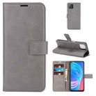 Retro Calf Pattern Buckle Horizontal Flip Leather Case with Holder & Card Slots & Wallet For OPPO A72 5G / A73 5G(Gray) - 1