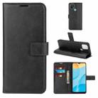 Retro Calf Pattern Buckle Horizontal Flip Leather Case with Holder & Card Slots & Wallet For OPPO A15(Black) - 1