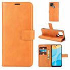Retro Calf Pattern Buckle Horizontal Flip Leather Case with Holder & Card Slots & Wallet For OPPO A15(Yellow) - 1