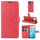 Retro Calf Pattern Buckle Horizontal Flip Leather Case with Holder & Card Slots & Wallet For OPPO A15(Red) - 1