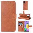 Retro Calf Pattern Buckle Horizontal Flip Leather Case with Holder & Card Slots & Wallet For LG K52 / K62 / Q52(Light Brown) - 1