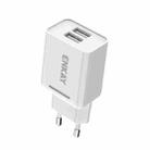 ENKAY Hat-Prince T003-1 10.5W 2.1A Dual USB Travel Charger Power Adapter for Huawei / Xiaomi / Samsung, EU Plug - 1