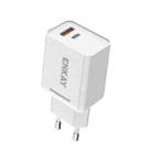 ENKAY Hat-Prince T030 18W 3A PD+QC 3.0 Fast Charging Travel Charger Power Adapter, EU Plug - 1