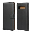 Horizontal Flip Leather Case for Galaxy S10e, with Magnetic Clasp & Holder & Card Slot & Wallet(Black) - 1