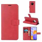 For Huawei Y9A / Enjoy 20 Plus Retro Calf Pattern Buckle Horizontal Flip Leather Case with Holder & Card Slots & Wallet(Red) - 1