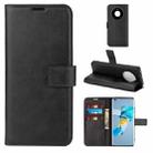 For Huawei Mate 40 Retro Calf Pattern Buckle Horizontal Flip Leather Case with Holder & Card Slots & Wallet(Black) - 1