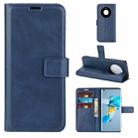 For Huawei Mate 40 Retro Calf Pattern Buckle Horizontal Flip Leather Case with Holder & Card Slots & Wallet(Blue) - 1