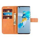 For Huawei Mate 40 Retro Calf Pattern Buckle Horizontal Flip Leather Case with Holder & Card Slots & Wallet(Yellow) - 5