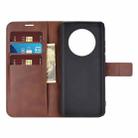 For Huawei Mate 40 Retro Calf Pattern Buckle Horizontal Flip Leather Case with Holder & Card Slots & Wallet(Dark Brown) - 4