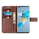 For Huawei Mate 40 Retro Calf Pattern Buckle Horizontal Flip Leather Case with Holder & Card Slots & Wallet(Dark Brown) - 5