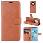 For Huawei Mate 40 Retro Calf Pattern Buckle Horizontal Flip Leather Case with Holder & Card Slots & Wallet(Light Brown) - 1