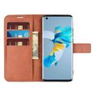 For Huawei Mate 40 Retro Calf Pattern Buckle Horizontal Flip Leather Case with Holder & Card Slots & Wallet(Light Brown) - 5