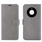 For Huawei Mate 40 Retro Calf Pattern Buckle Horizontal Flip Leather Case with Holder & Card Slots & Wallet(Grey) - 3