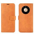 For Huawei Mate 40 Pro Retro Calf Pattern Buckle Horizontal Flip Leather Case with Holder & Card Slots & Wallet(Yellow) - 3