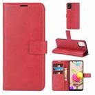 For LG K42 Retro Calf Pattern Buckle Horizontal Flip Leather Case with Holder & Card Slots & Wallet(Red) - 1