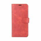 For LG K42 Retro Calf Pattern Buckle Horizontal Flip Leather Case with Holder & Card Slots & Wallet(Red) - 2