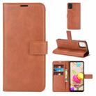 For LG K42 Retro Calf Pattern Buckle Horizontal Flip Leather Case with Holder & Card Slots & Wallet(Light Brown) - 1