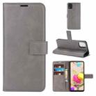 For LG K42 Retro Calf Pattern Buckle Horizontal Flip Leather Case with Holder & Card Slots & Wallet(Grey) - 1