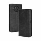 For Xiaomi Mi 10T Lite 5G / Redmi Note 9 Pro 5G Magnetic Buckle Retro Crazy Horse Texture Horizontal Flip Leather Case  , with Holder & Card Slots & Photo Frame(Black) - 1