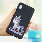 Frosted Pattern TPU Protective Case for Galaxy A10(Scooter Unicorn) - 1